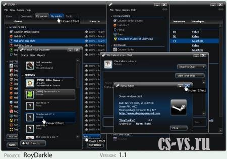 Скин Steam: RoyDarkle v1.1 Скин Steam: RoyDarkle v1.1